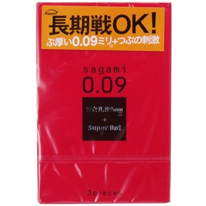 サガミ 0．09ドット コンドーム 3個入【避妊具・潤滑剤】