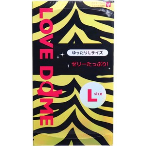 オカモト　LOVE　DOME（ラブドーム）　タイガーコンドーム　Lサイズ　12個入【避妊具・潤滑剤】