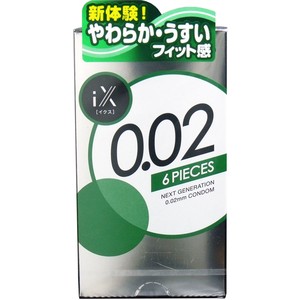 イクス　0.02　1000　6個入【避妊具・潤滑剤】