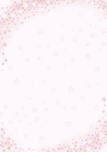 【OA対応　A4和柄用紙】　舞桜