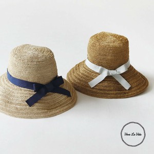 【アウトレット】ABACA　ハット　リボン　フィーノ＊