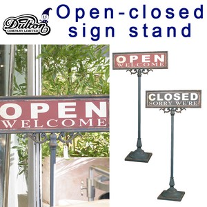 OPEN-CLOSED SIGN STAND