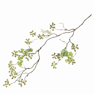【セール品】MAGIQ　グリーンスモークベリーロングツイッグFR.GR　枝もの　造花