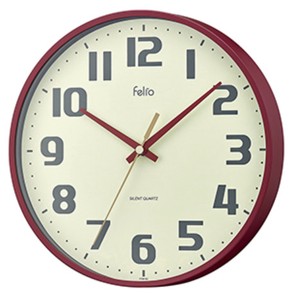 【ケース単位で販売】新品！felio 掛時計 チュロス FEW182 R-Z