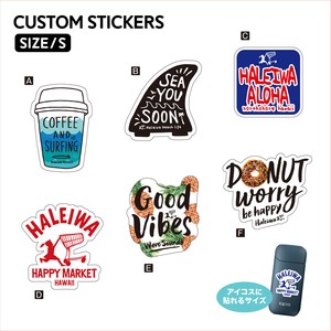HALEIWA HAPPY MARKET STICKER Ssize