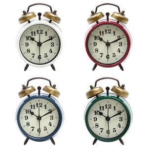 Table Clock 4 Colors Ivory Red Blue Green