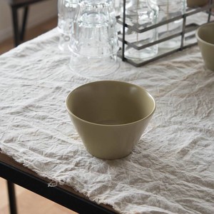 Mino ware Donburi Bowl Olive Western Tableware Made in Japan
