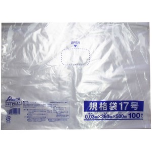 Tissue/Trash Bag/Poly Bag 100-pcs 17-go 0.03 x 360 x 500mm