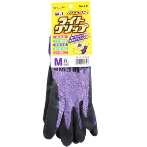 Light Grip Glove Glove Size M Purple