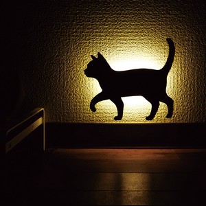 [新作]LEDライト　Cat Wall Light 2　おさんぽ　ウォールライト＜日本製＞