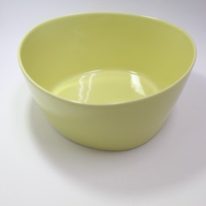 ボール（L）　トロワ（YE）　日本製　波佐見焼　カラー　変形　白山陶器
