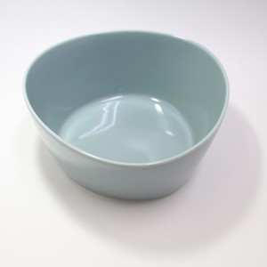 ボール（M）　トロワ（GY）　日本製　波佐見焼　カラー　変形　白山陶器