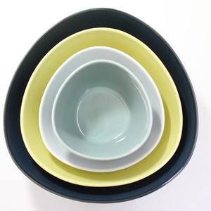 ボール（S）　トロワ（YE）　日本製　波佐見焼　カラー　変形　白山陶器
