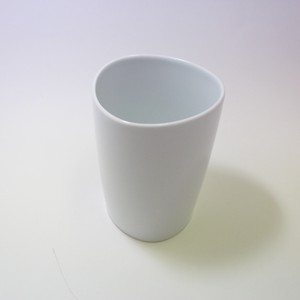タンブラー　トロワ（WH）　日本製　波佐見焼　カラー　変形　白山陶器