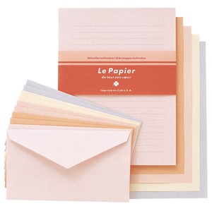 colored Writing Papers & Envelope Pink Made in Japan