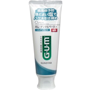 GUM ガム・デンタルペースト ソルティミント 薬用 スタンディング 150g【オーラル】