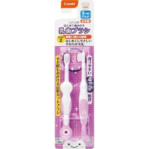 【アウトレット】コンビ テテオ はじめて歯磨き 乳歯ブラシ STEP2 2本入【ベビー用品】