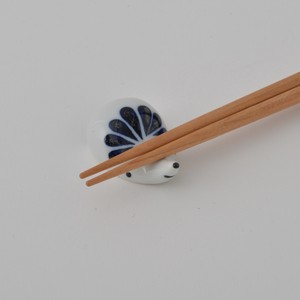 Chopstick Rest Hedgehog Firework Hand-Painted HASAMI Ware Made in Japan