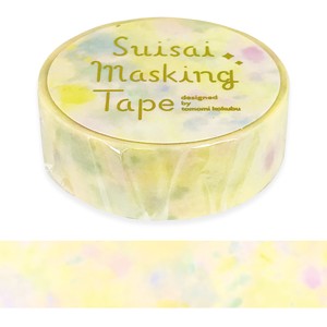 Washi Tape Gift Magokoro Watercolor Masking Tape Stationery Pastel Colour M