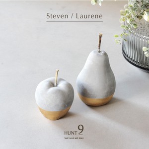 りんご／洋梨のオブジェ【Steven / Laurene】スティーブン / ローレン ・HUNT9
