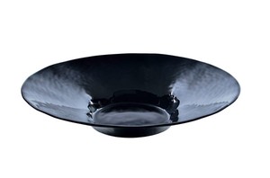 ≪日本製≫オービット　ボール250（ブラック）【ガラス 皿】【サラダ】【パスタ】