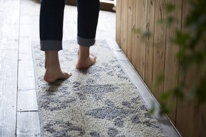 厨房地毯 自然 日本制造