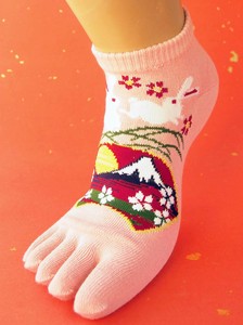Ankle Socks Rabbit Socks Ladies' Japanese Pattern