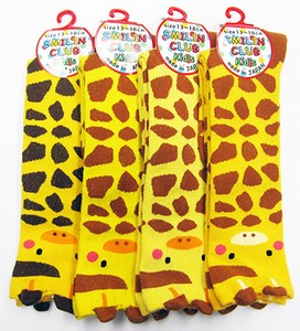 Made in Japan Kids Giraffe Knee High Socks 10 Pairs Assort