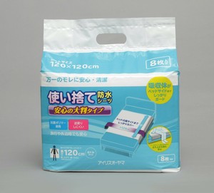 【アイリスオーヤマ　ヘルスケア　介護用品・介護食品】　使い捨て防水シーツ　大判サイズシーツ
