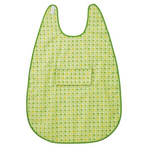 Dining Apron Green Dot (L) with pocket
