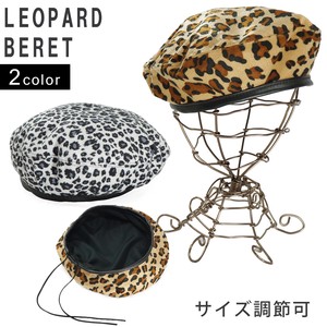Beret Leopard Print Spring Ladies Men's