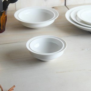 Mino ware Donburi Bowl White Western Tableware 12cm Made in Japan