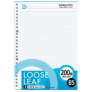 Notebook KOKUYO Loose-Leaf 6mm Ruled Line