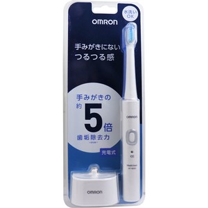 オムロン 音波式電動歯ブラシ HT-B303-W ホワイト【オーラル】