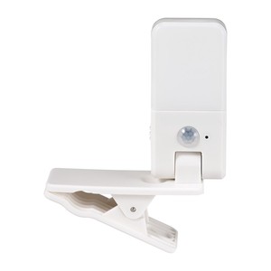 ELPA LEDナイトライト 人感センサー 白色 クリップ式 PM-LCP01