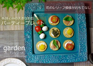 Mashiko ware Main Plate Garden Party