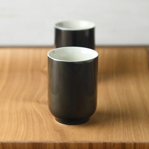 Mino ware Japanese Teacup black 6cm Made in Japan