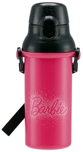 食洗機対応 直飲みプラワンタッチボトル 【Barbie 19】 水筒 スケーター