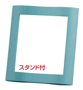 【色紙額】4877 ガラス仕様 ホワイト/ブラック/ブルー