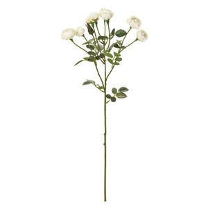 【セール品】MAGIQ　リアンスプレーローズ＃1　CREAM　バラ　造花