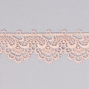 Handicraft Material Pink Chemical Lace 260cm