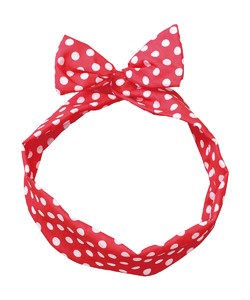 Hairband/Headband Red Ribbon