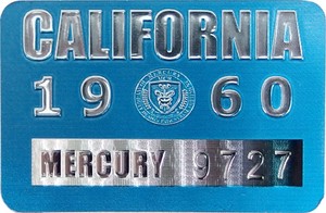 Magnet/Pin Blue Mercury