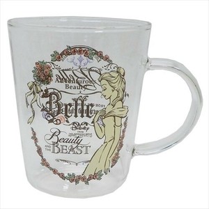 【マグカップ】美女と野獣 ベル 耐熱ガラスMUG/ヴィンテージ