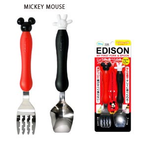 DISNEY エジソンのフォーク&スプーン MICKEYMOUSE（ミッキーマウス）
