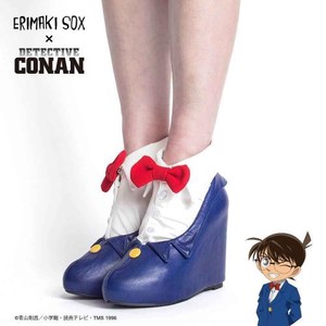 ERIMAKI SOX 名探偵コナン×エリマキソックス コナンVer パンプス&靴下セット パンプス：2