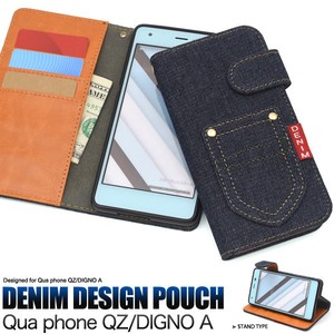 Smartphone Case Smartphone 1 Pocket Denim Design Notebook Type Case