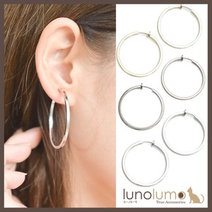 Clip-On Earrings Earrings sliver Ladies' Simple 4cm
