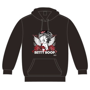 【Betty Boop】フーディー Angel Betty BB-KP-FD-002-BK ブラック