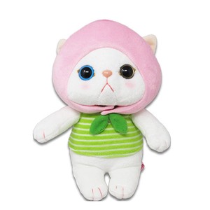 [choo choo] Cat Peach Plush Toy Size M